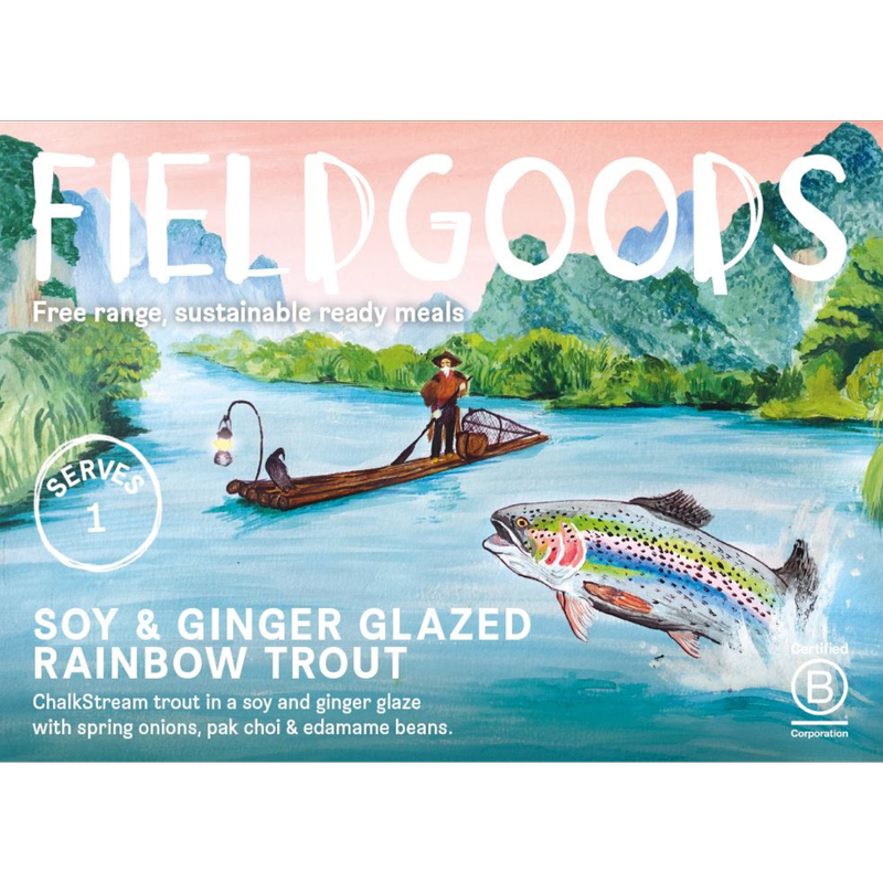 FieldGoods Soy & Ginger Glazed ChalkStream Trout - For One, 220g