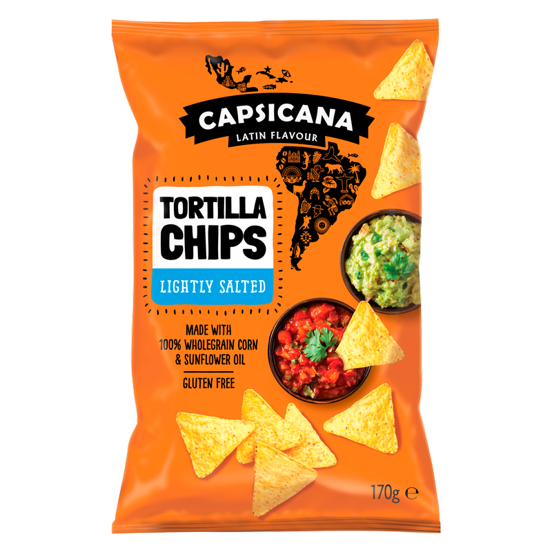 Capsicana Lightly Salted Tortilla Chips, 170g