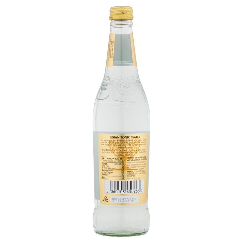 Fever Tree Indian Tonic Water, 500ml