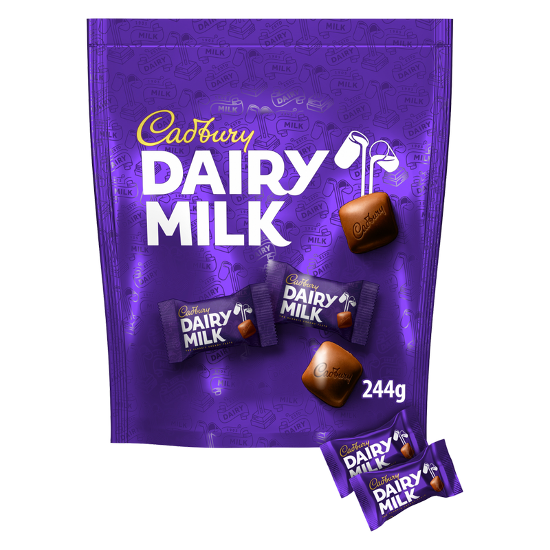 Cadbury Dairy Milk Chunk Pouch, 244g