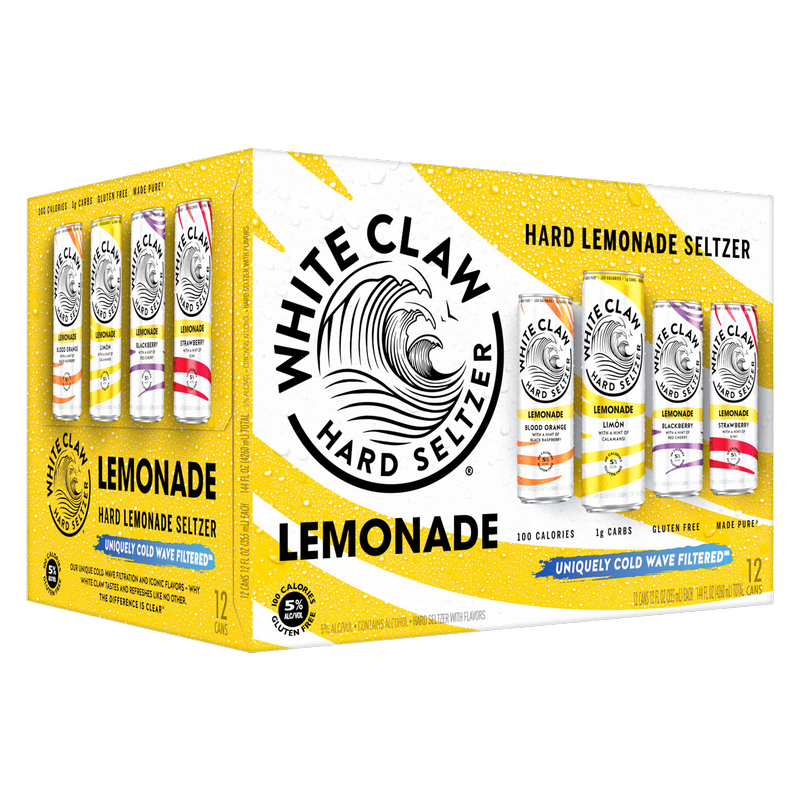 White Claw REFRSHR Lemonade Variety 12pk 12oz Can 5.0% ABV
