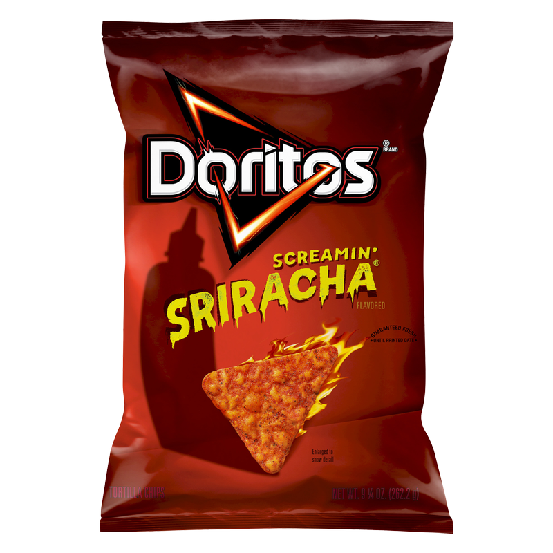 Doritos Screamin' Sriracha Tortilla Chips 9.25oz
