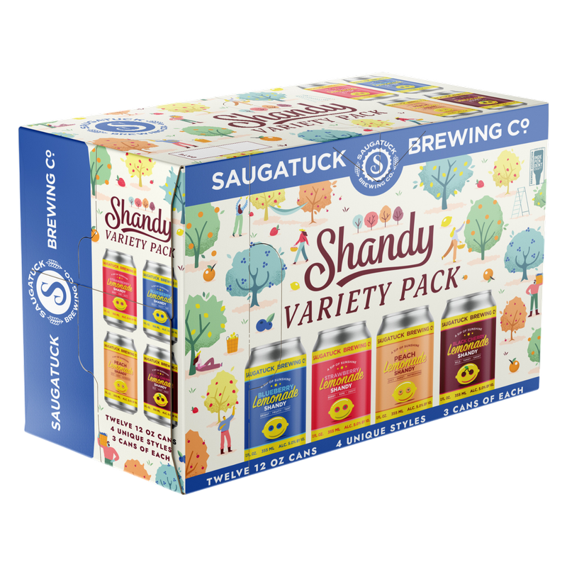 Saugatuck Shandy Variety 12pk 12oz Can 5.0% ABV