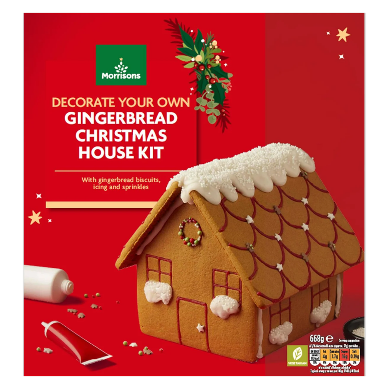 Morrisons Christmas Gingerbread House, 668g