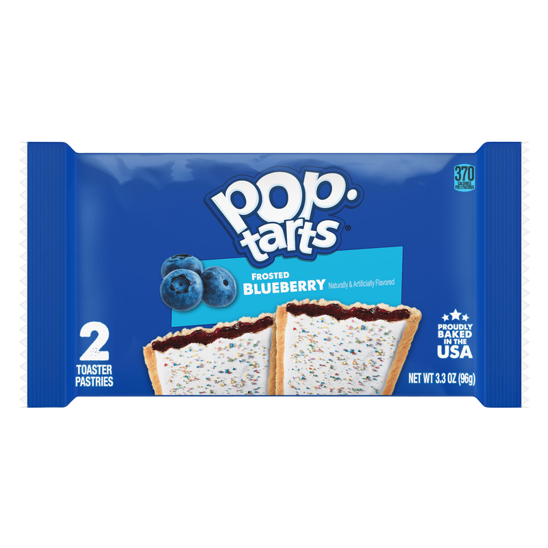 Pop-Tarts Frosted Blueberry Breakfast Toaster Pastries 2ct