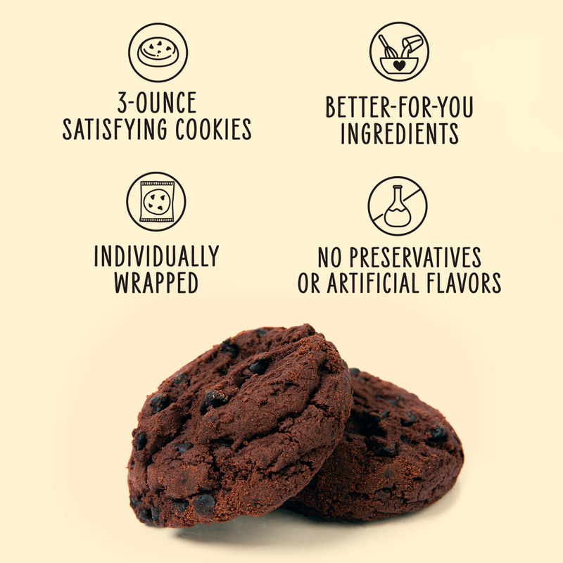 Nunbelievable Double Chocolate Chip Artisanal Cookie 3oz