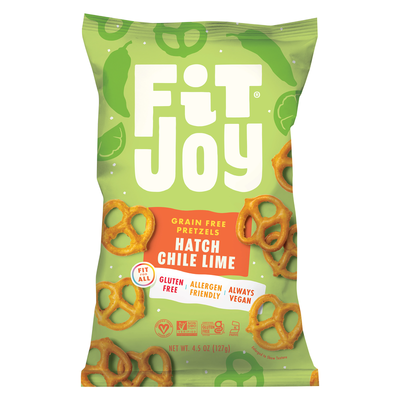 FitJoy Hatch Chile Lime Grain Free Pretzel Twists 4.5oz