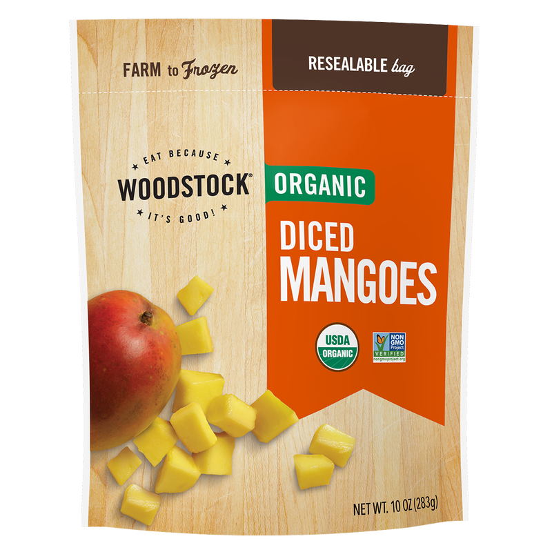 Woodstock Frozen Organic Mangoes 10oz