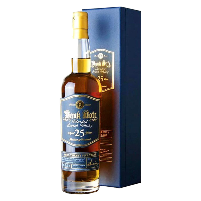Bank Note 25 Yr Blended Scotch 750ml