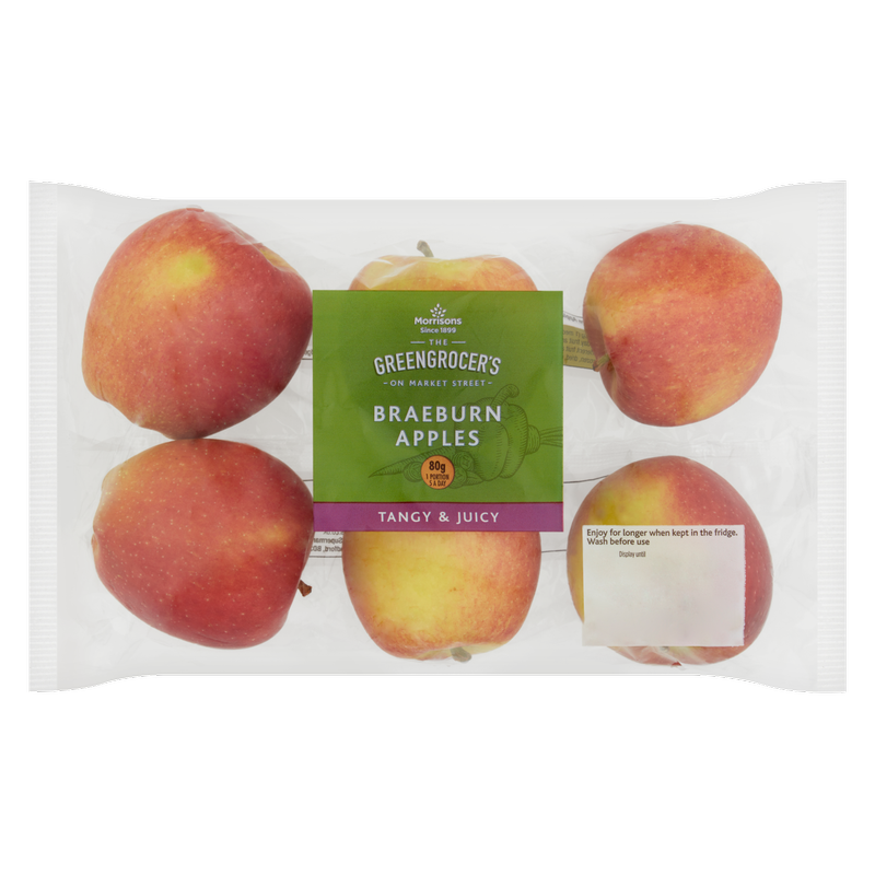 Morrisons Braeburn Apples, 6pcs
