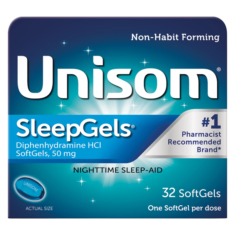 Unisom, Sleep Gels Nighttime Aid, 32 SoftGels