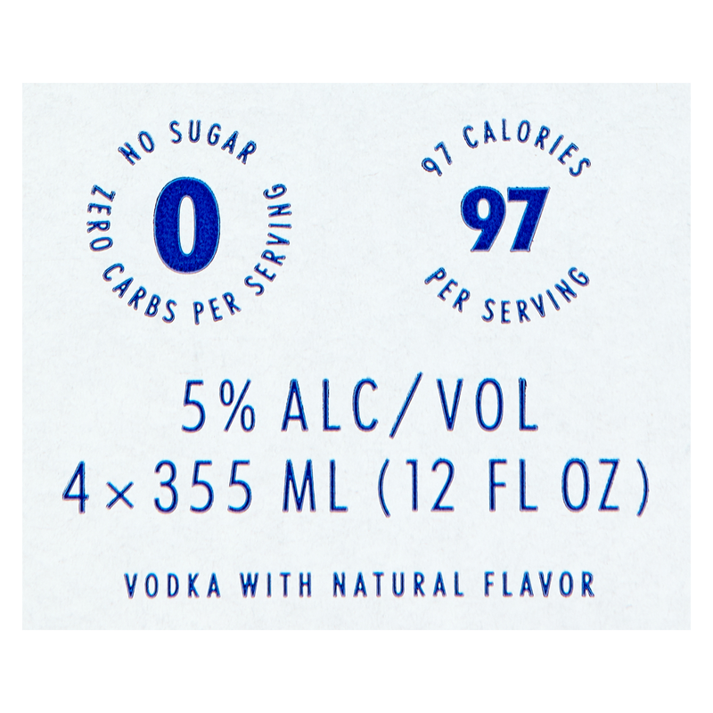 Absolut Grapefruit & Rosemary Vodka Soda 4pk 12oz Can 5.0% ABV