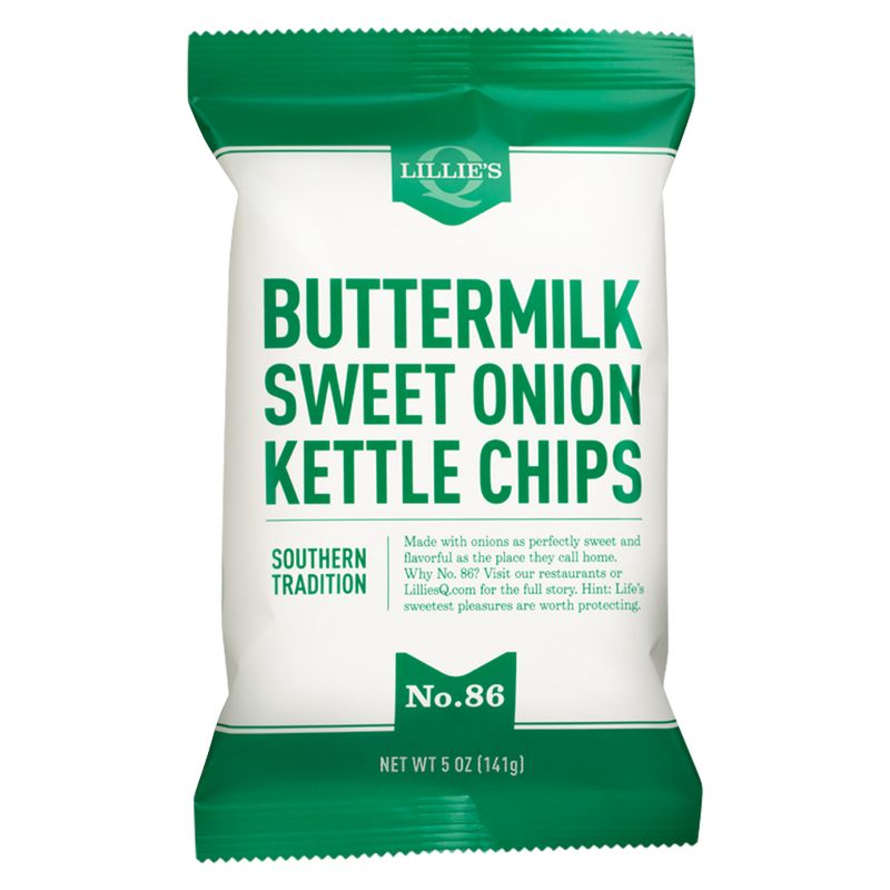 Lillie's Q Buttermilk Sweet Onion Kettle Chips 5oz bag