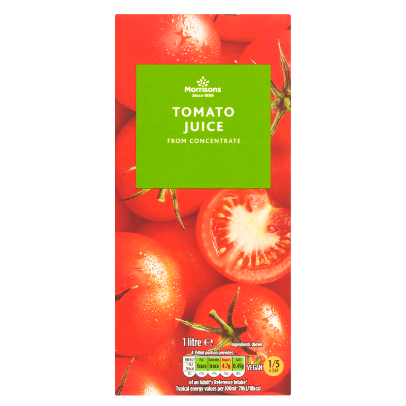 Morrisons Tomato Juice, 1L