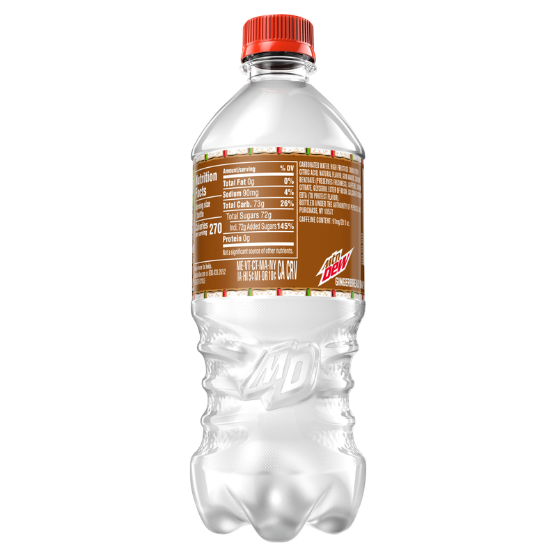 Mountain Dew Ginger Snap'd 20oz Btl