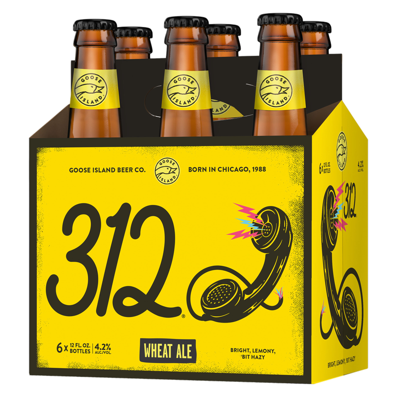 Goose Island 312 Urban Wheat Ale paquete de 6 botellas de 12 oz Alc. 4.2% Vol.