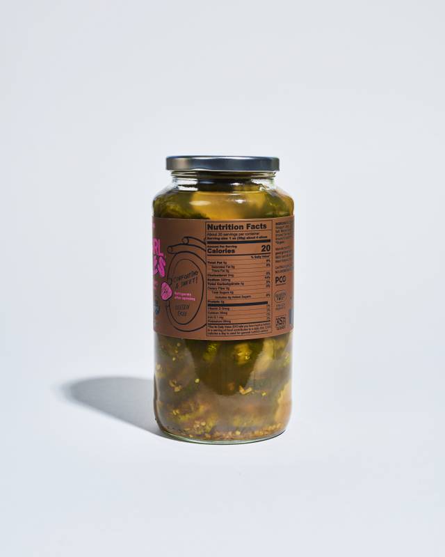 HOT GIRL PICKLES Bread & Butter Chips 32 Oz