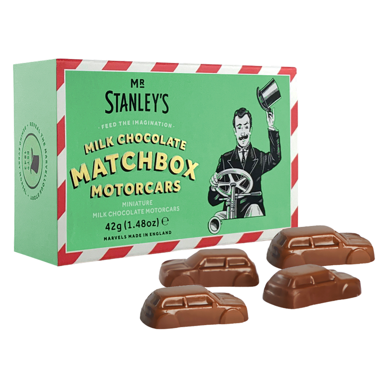 Mr Stanley's Milk Chocolate Matchbox Cars, 42g