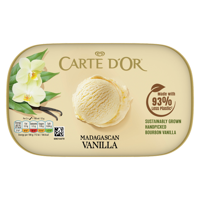 Carte D'Or Vanilla Ice Cream, 900ml