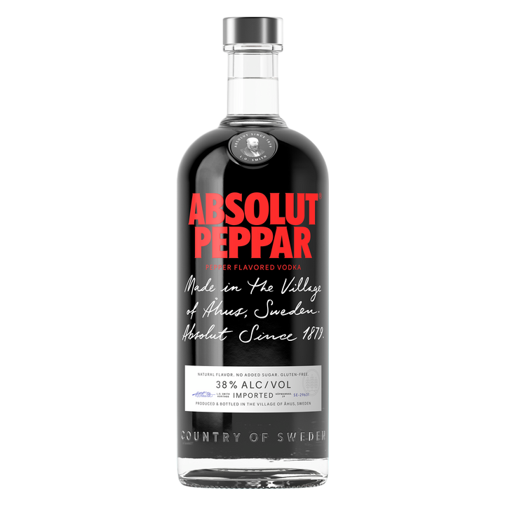 Absolut Peppar Vodka 1L (76 proof)