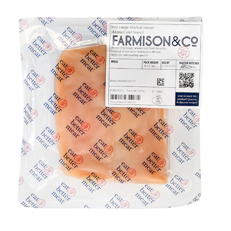 Farmison & Co Free Range Chicken Breast Fillets, 300g