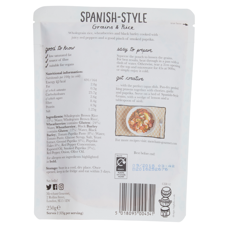 Merchant Gourmet Spanish Inspired Grains, 250g