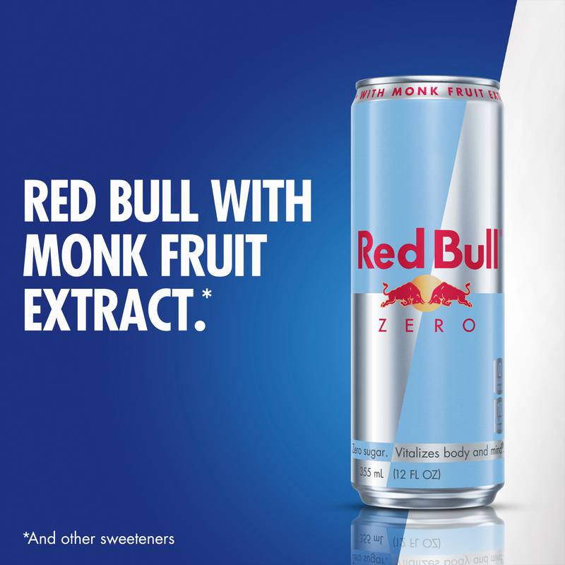 Red Bull Zero Energy Drink 4pk 12oz Can