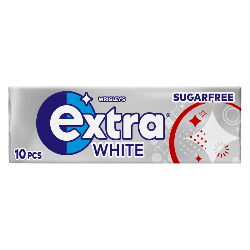 Wrigley's Extra White Gum, 10pcs