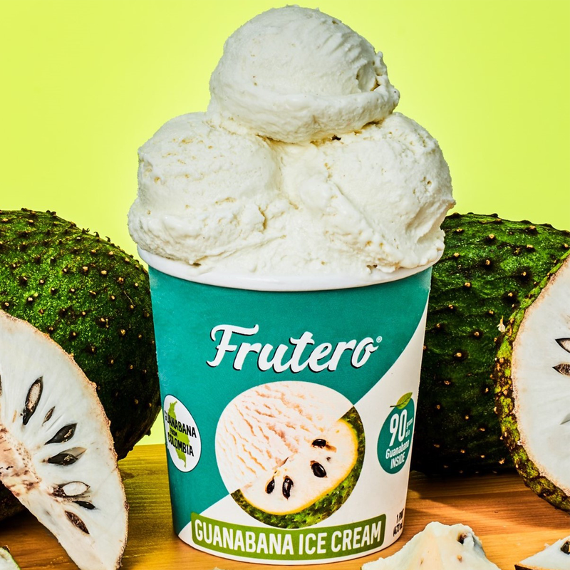 Frutero Guanabana Ice Cream Pint 16oz