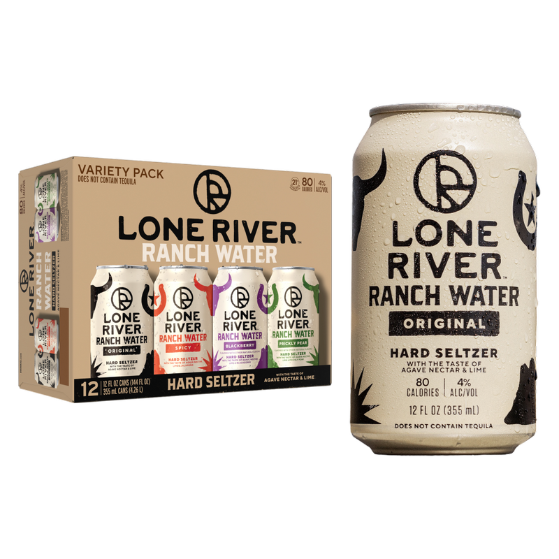 Lone River Ranch Water Hard Seltzer Variety Pack (12Pkc 12 Oz)