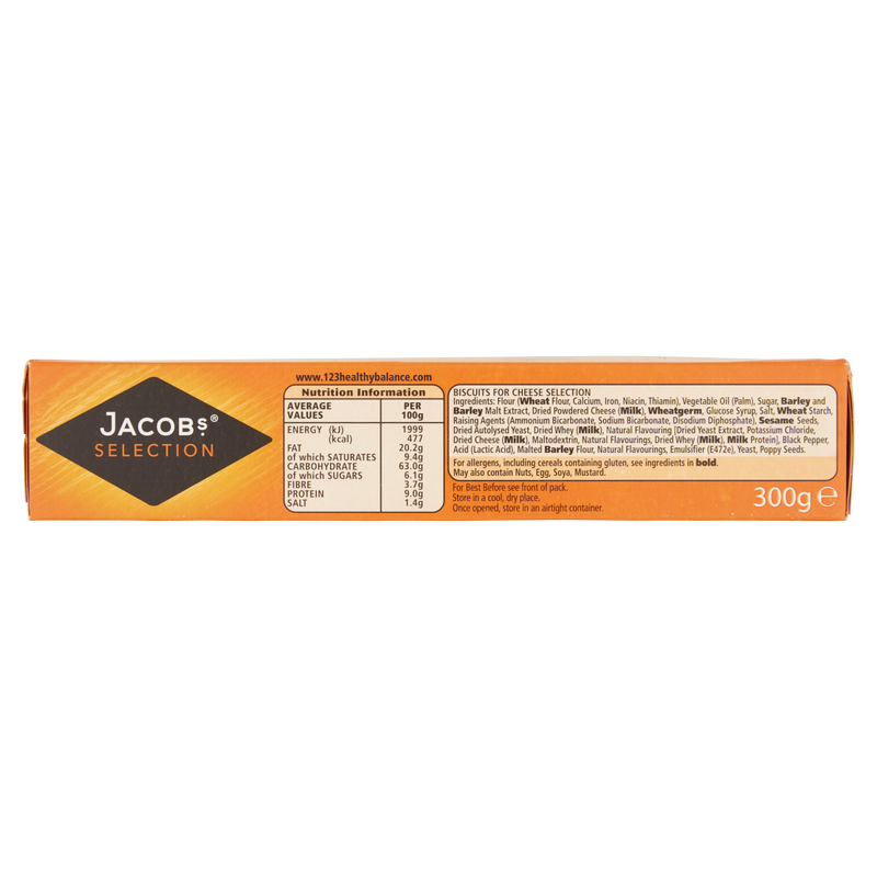 Jacobs Biscuits For Cheese, 300g