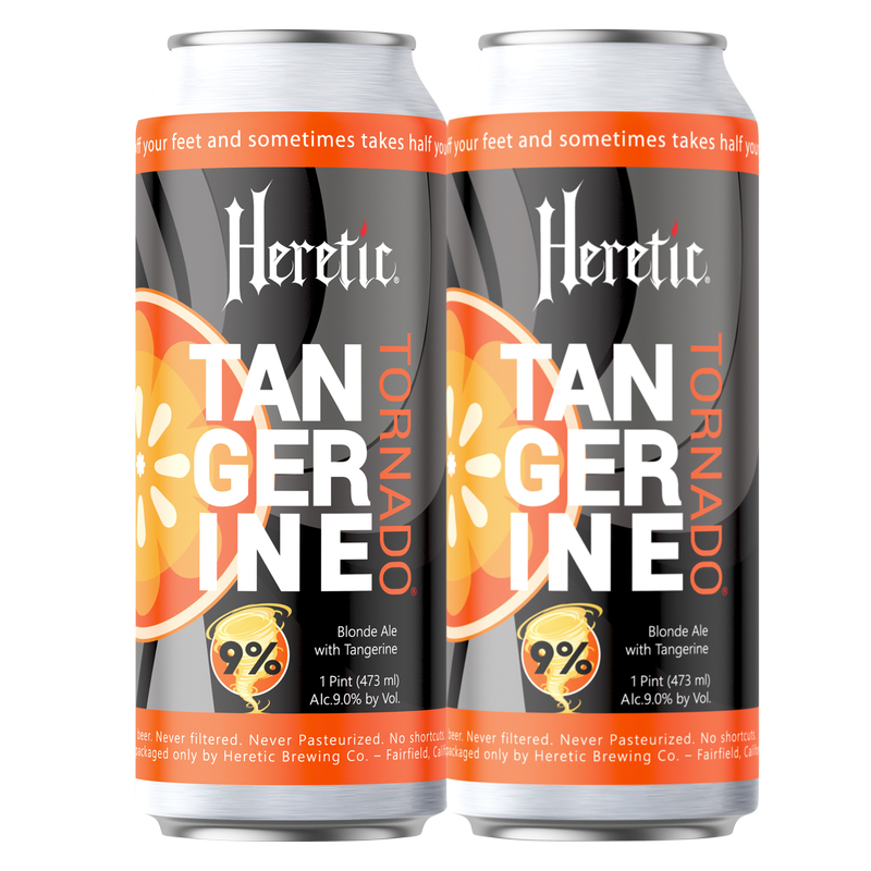 Heretic Brewing Tangerine Tornado 4pk 16oz Can