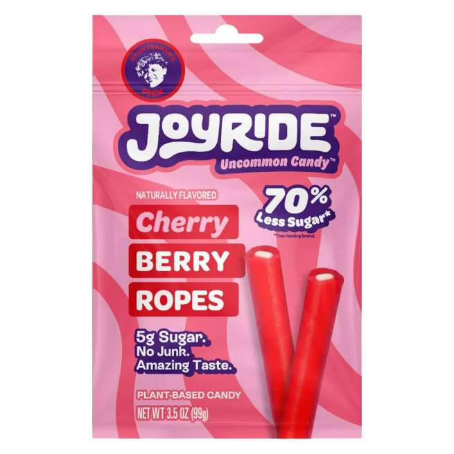 JoyRide Low Sugar Cherry Berry Ropes, 3.5oz