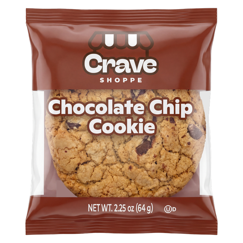 Crave Shoppe Big Chocolate Chip Cookie  2.25oz