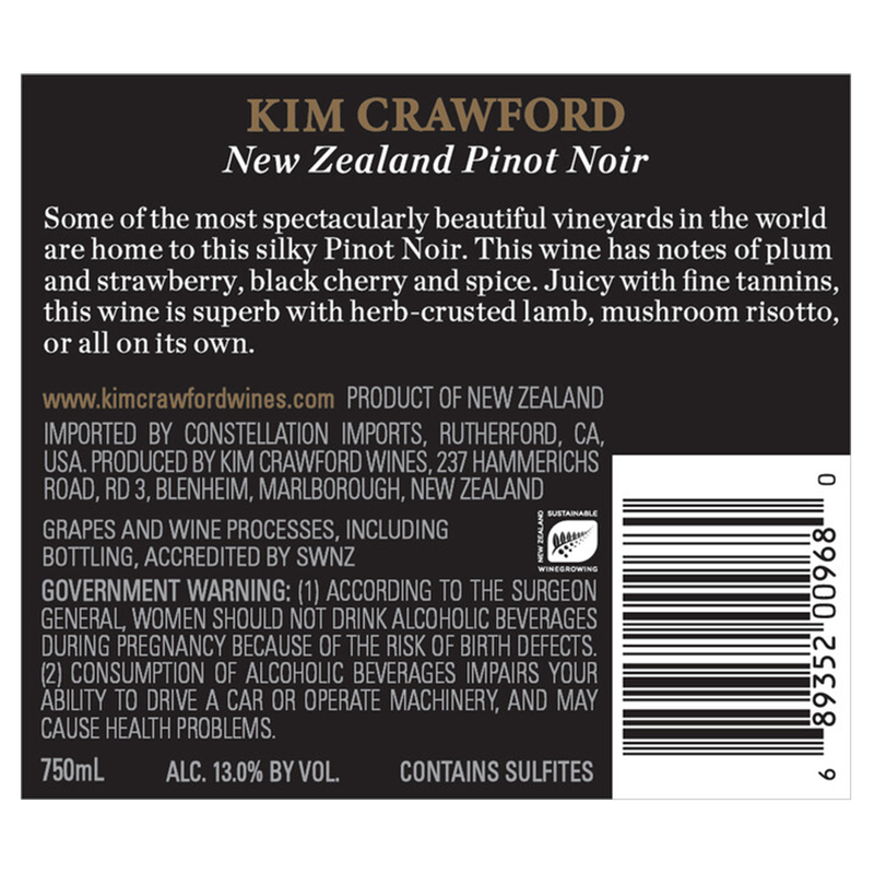 Kim Crawford Pinot Noir 750 ml