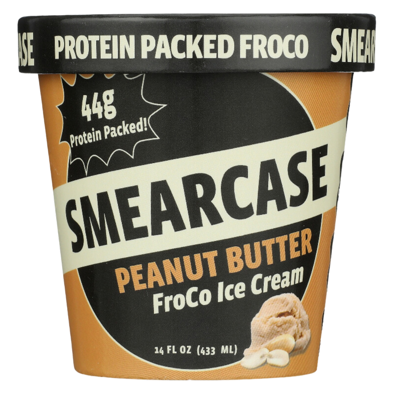 Smearcase Peanut Butter Cottage Chese Ice Cream, 14oz Pint