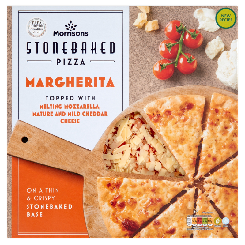 Morrisons Stonebaked Cheese & Tomato Pizza, 265g