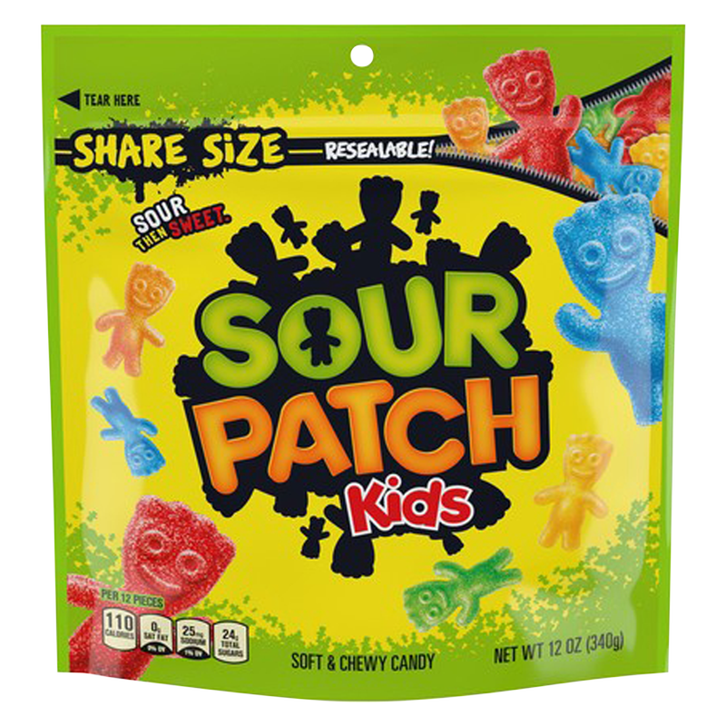 Sour Patch Kids Soft & Chewy Candy 12oz