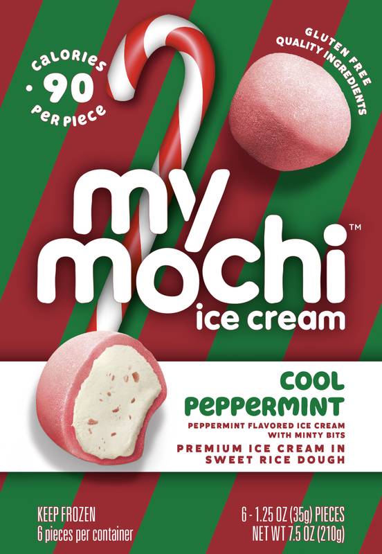 My Mochi Ice Cream Peppermint, 6ct