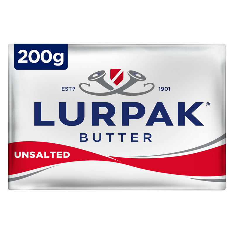 Lurpak Unsalted Butter, 200g