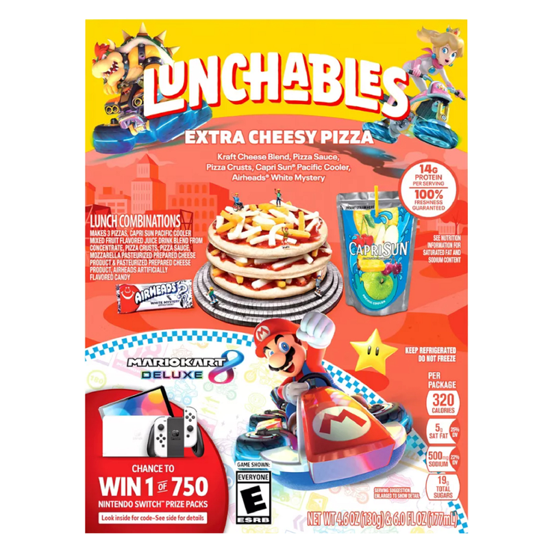 Lunchables Extra Cheesy Pizza Lunch Combinations with Caprisun - 10.6oz