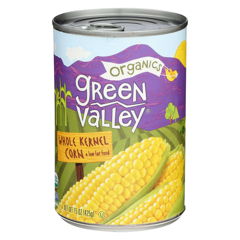 Green Valley Organic Whole Kernal Corn 15oz