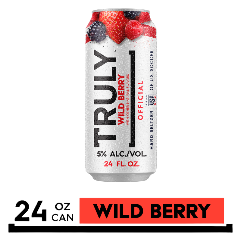 Truly Wild Berry Single 24oz Can 5% ABV