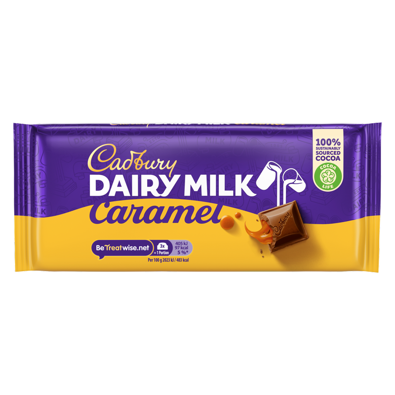Cadbury Dairy Milk Caramel, 120g