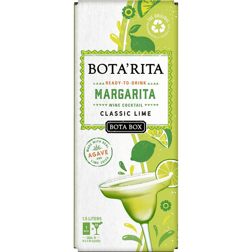 Bota Rita Lime Margarita 1.5L Carton 8% ABV