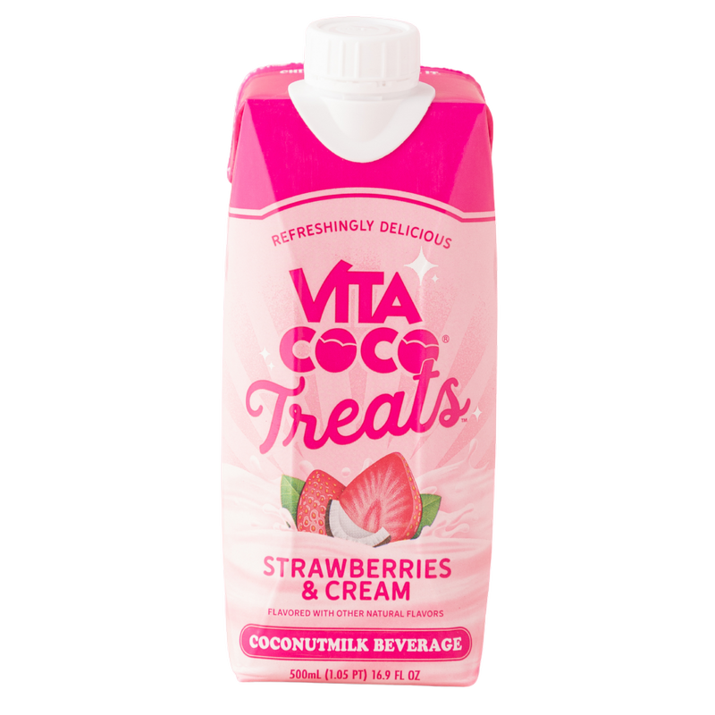 Vita Coco Treats Creamy Strawberry Coconut Water, 330ml
