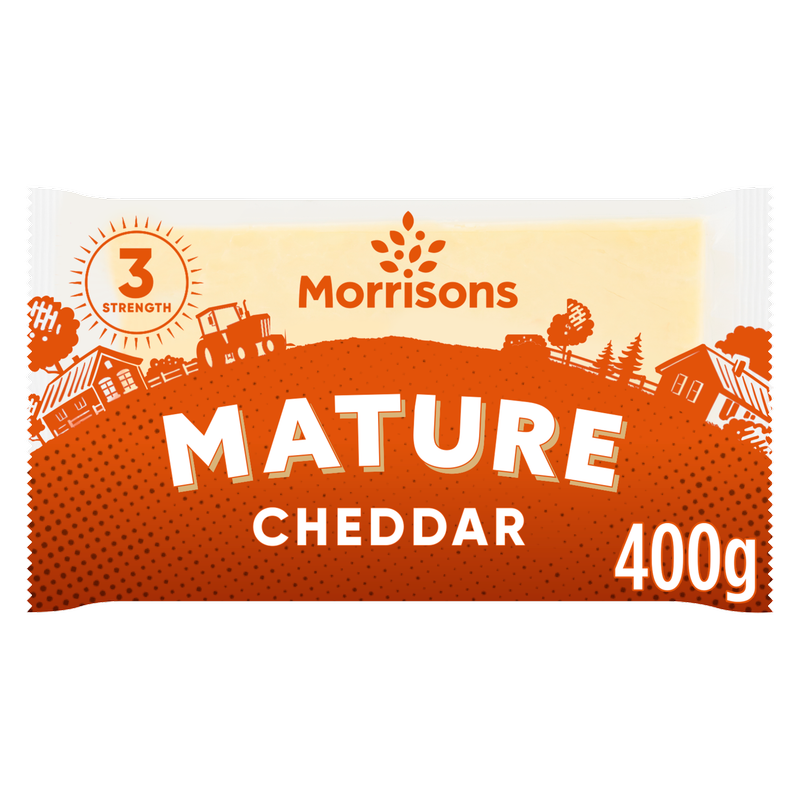 Morrisons Mature Cheddar, 400g