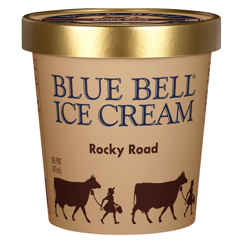 Blue Bell Rocky Road Ice Cream Pint