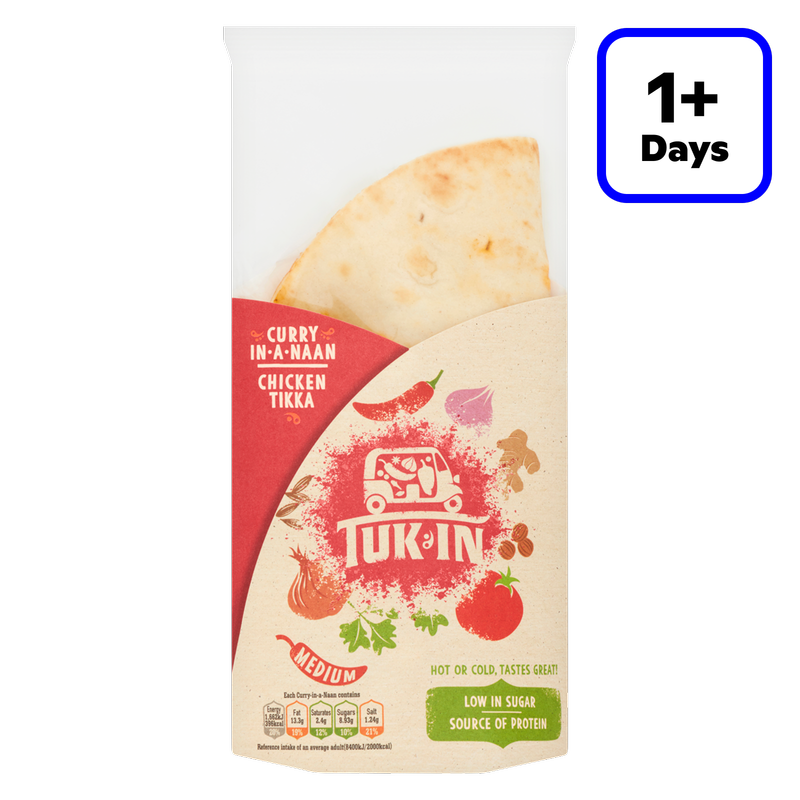 Tuk In Chicken Tikka Naan, 1pcs