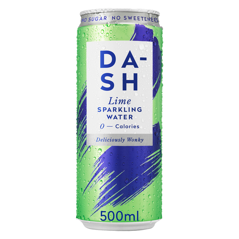 Dash Sparkling Lime Water, 500ml
